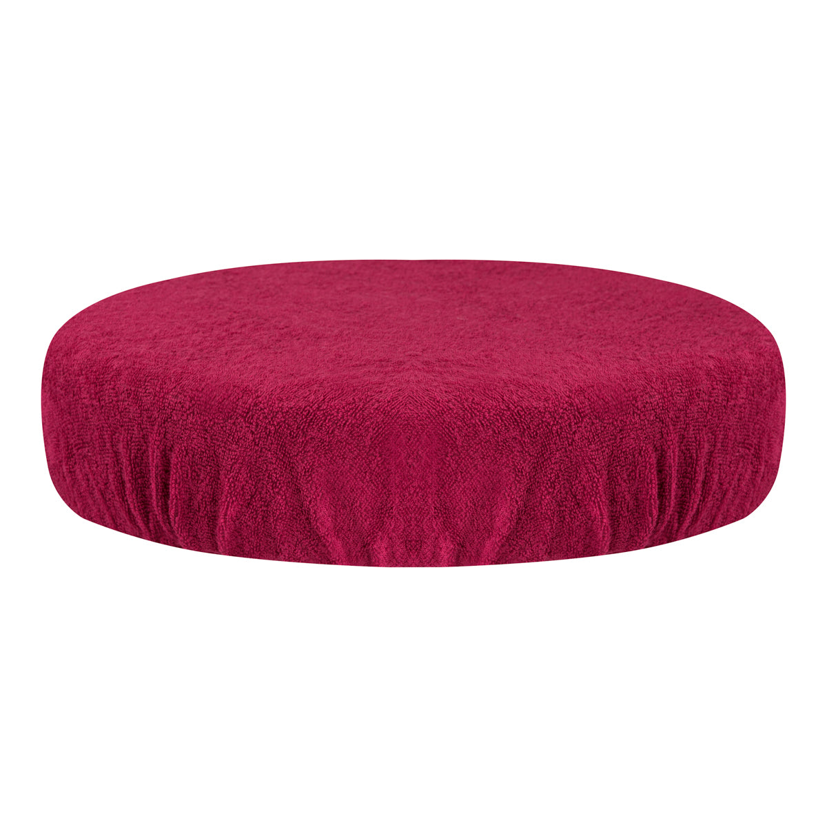 Frottéöverdrag till pall - Fuchsia