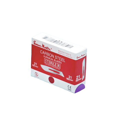 Swann Morton Skalpellblad nr 21, Sterila (100-pack)